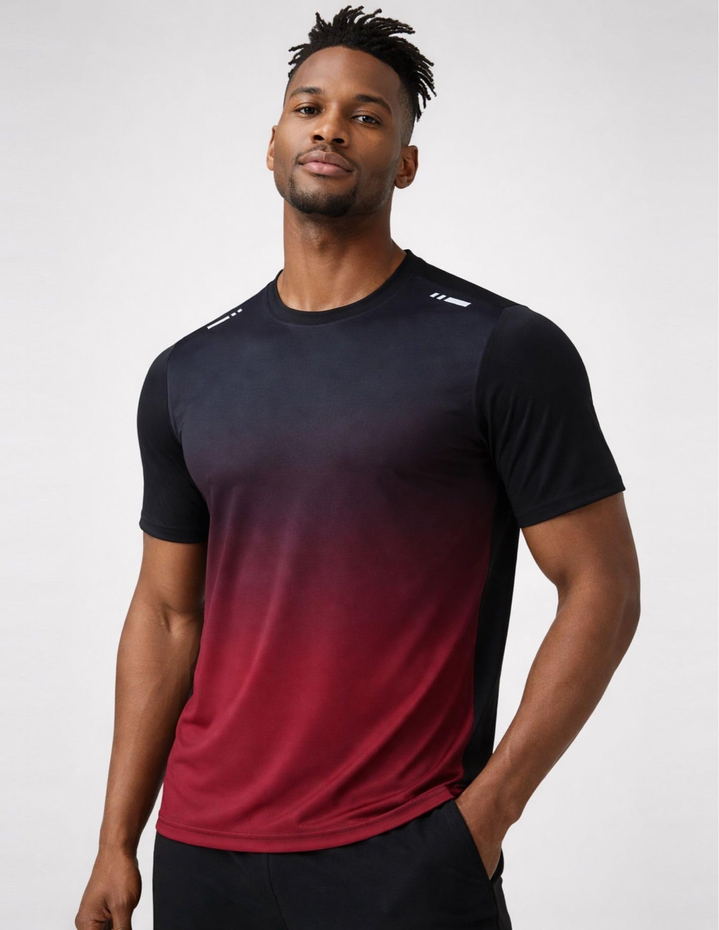 5 Pack Men’s Active Quick Dry Crew Neck T Shirts | Athletic Running Gym Workout Short Sleeve Tee Tops Bulk (Set 20, 5X-Large)