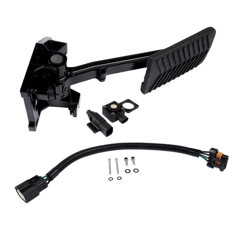 Lamerto 604692 Accelerator Pedal Box Assembly Replacement for EZGO RXV & 2Five Electric Golf Cart,Accelerator Pedal Assembly with Adapter Wiring Cable # 610315 671889 638180 613109 613143