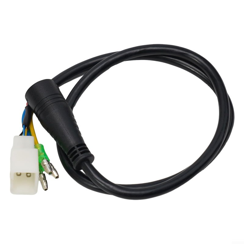 60Cm E-Bike Motor Extension Cable, 9 Pin Female Adapter Extension, Wheel Motor Extension Cable Conversion Kit For Electric Bike Female To Male Wire E-Bike Accessory