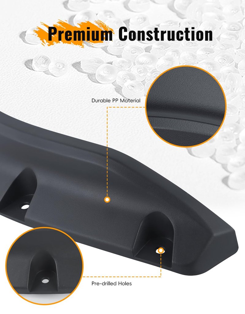 LUXEMOTO Golf Cart Fender Flares for Yamaha Drive2 G29 17-25, Combined Front & Rear Mud Guards Mud Flaps Only for Yamaha Drive2 G29 Standard and Unmodified Golf Carts Body 2017-2025 Accessories