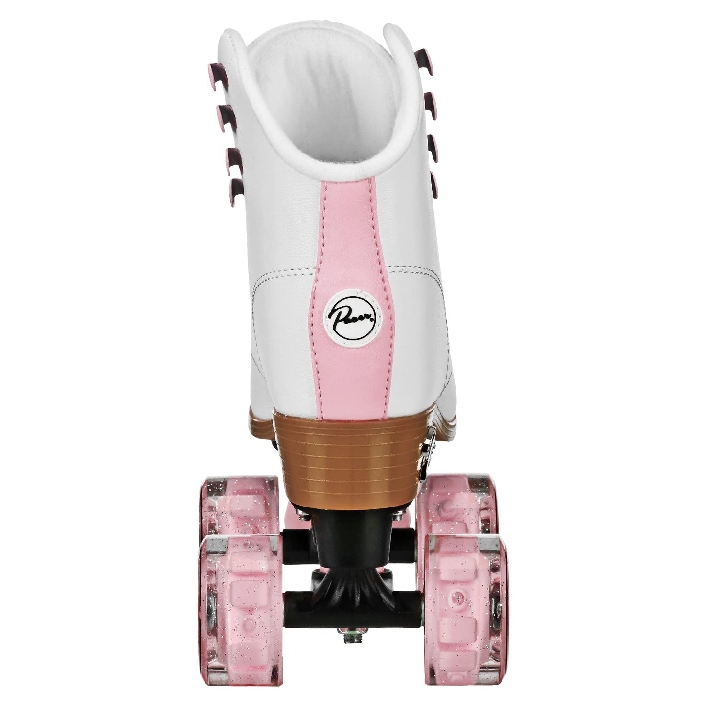 Pacer Comet Hightop Youth Skate with Light Up Wheels White/Pink Size Kids 13J
