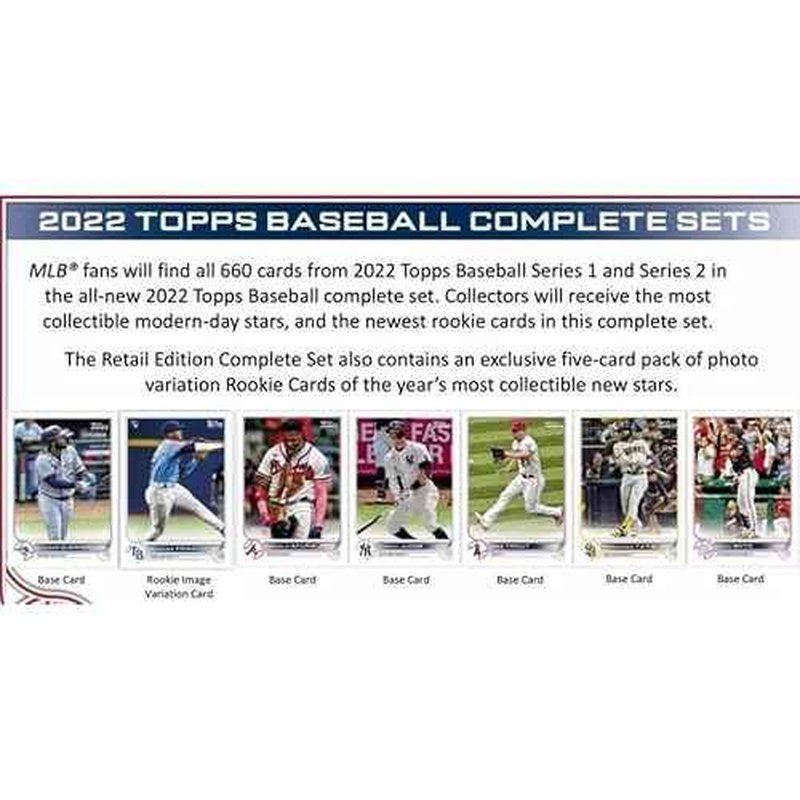 2022 Topps Baseball Complete Set Factory Sealed Retail Edition - Baseball Complete Sets