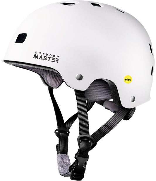 OutdoorMaster MIPS Skateboard Cycling Helmet for Adults - Lightweight, Ventilated Multi-Sport Helmet with Two Removable Liners for Scooter, Roller Skating, Inline Skating, Rollerblading