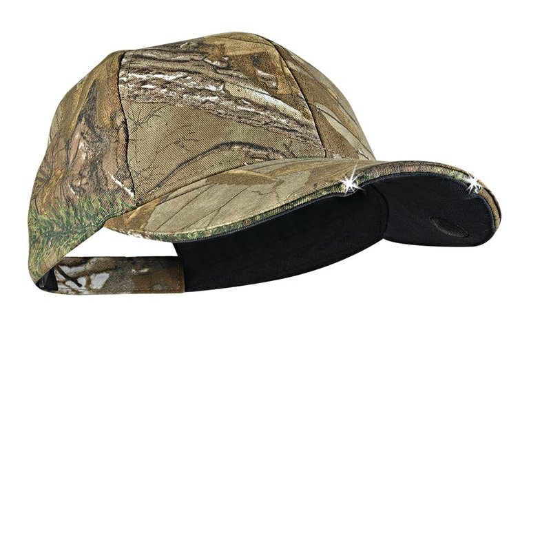 Panther Vision POWERCAP 20/00 LED Lighted Hats - High Output Ultra-Bright Hands Free LED Lighted Battery Powered Cap - Realtree Xtra (CL2-161)