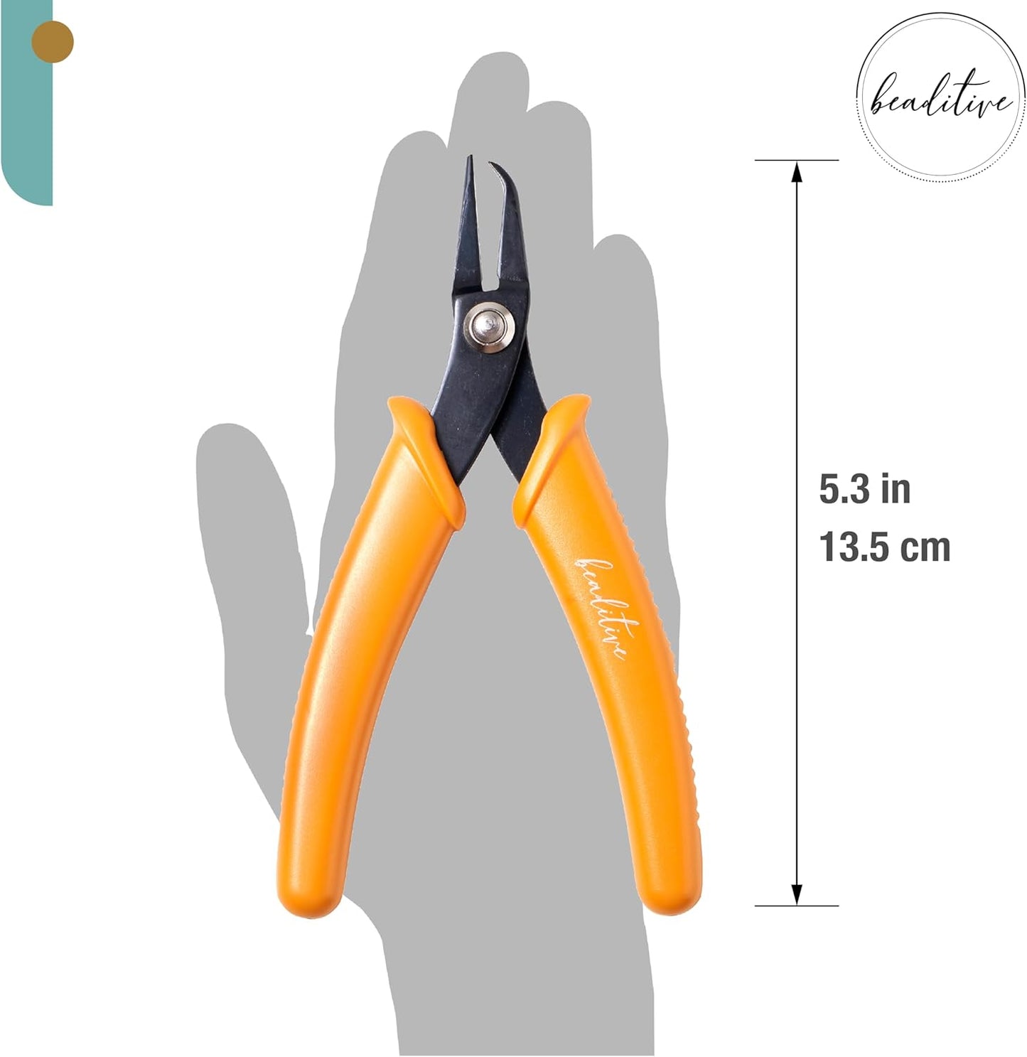 Beaditive Split Ring Pliers - High-Carbon Steel Jewelry Making Tool | 5-Inch Honeycomb Design