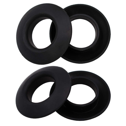 betobier 4 Pcs Universal Kayak Paddle Drip Rings-for Kayak and Canoe Paddles - No More Sliding Up and Down (Black)