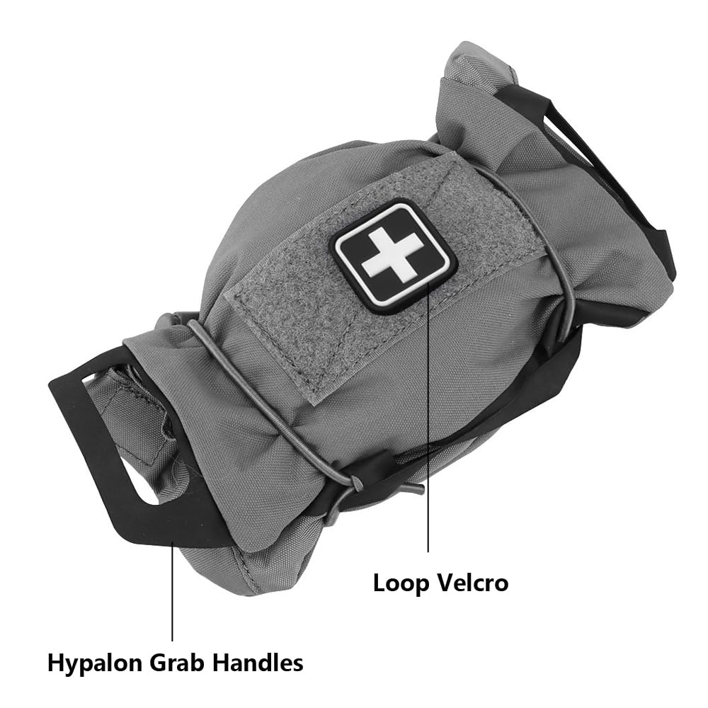 WoSporT Tactical Medical Molle First Aid Pouch Two Piece System Micro Med kit Emergency Hunting Bag(Medium Size)