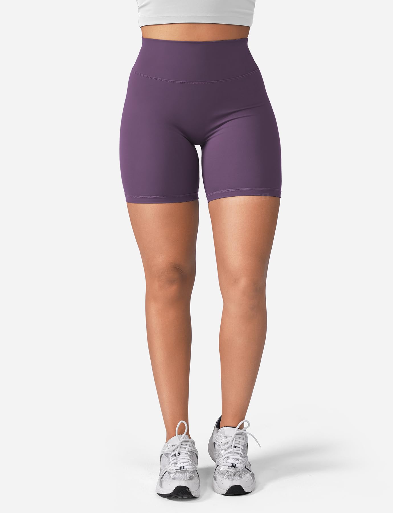 YEOREO Women's Biker Shorts 3.6" / 4.5" / 6" Workout Gym Shorts High Waist Tummy Control Hidden Scrunch Running Yoga