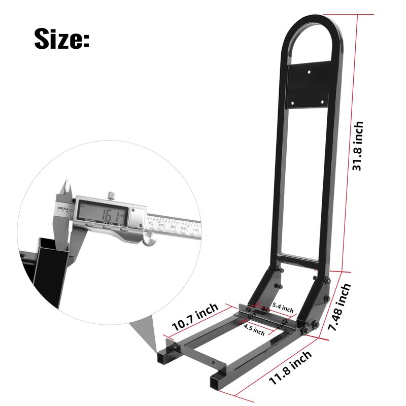 Roykaw Golf Cart No-Drilling Rear Seat Safety Grab Bar Compatible with EZGO, Club Car, Yamaha Gas & Electric Vehicles, Golf Handrail Bar for Rear Seat Passenger, Detachable & Easy to Install