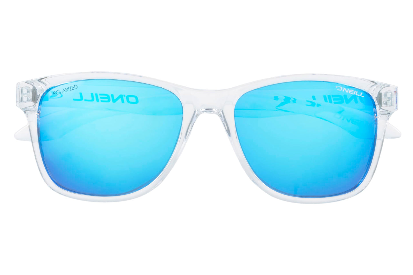 O'NEILL UV400 Offshore 2.0 Polarized Sunglasses for Men and Women, 55 Millimeters, Gloss Clear Crystal