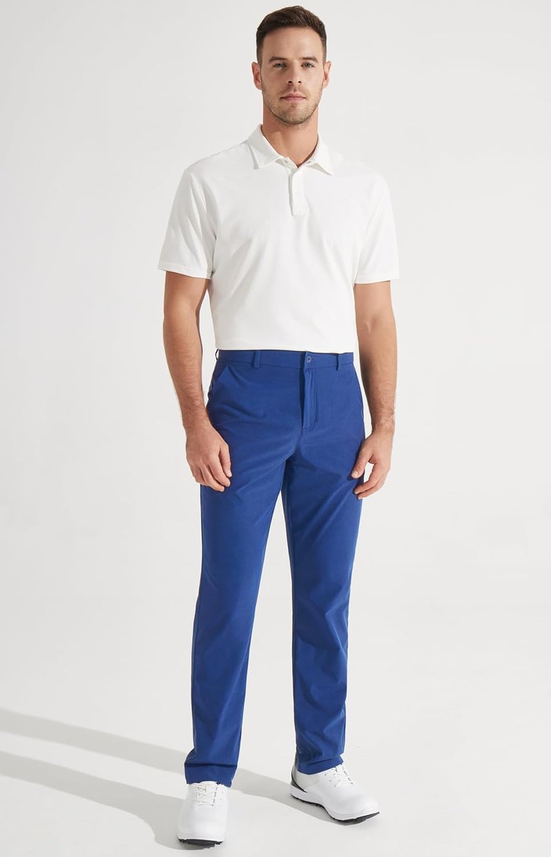 Libin Men's Golf Pants - Stretch Quick Dry Lightweight Casual Trousers | 30"/32"/34" Sizes, Comfy with Pockets
