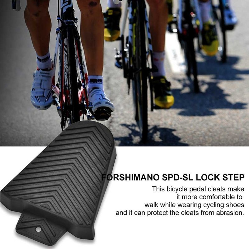 Fafeims 1Pair Road Bicycle Pedal Cleat Protective Cover Rubber Cover Set Compatible with SPD-SL Cleats