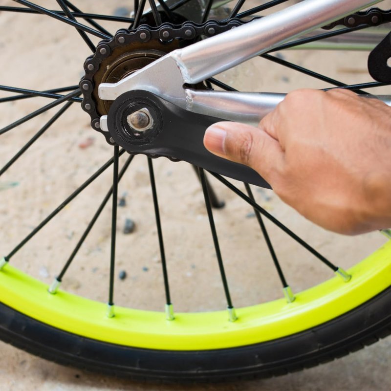 BIUDECO Bike Crank Left Arm Mountain Bike Pedal Handle Bike Crank Leg Pedal Crank Mongoose Bike Parts Step Stools for Adults 170mm Crank Arm Bikes Bike Crank Tool Square Mechanic