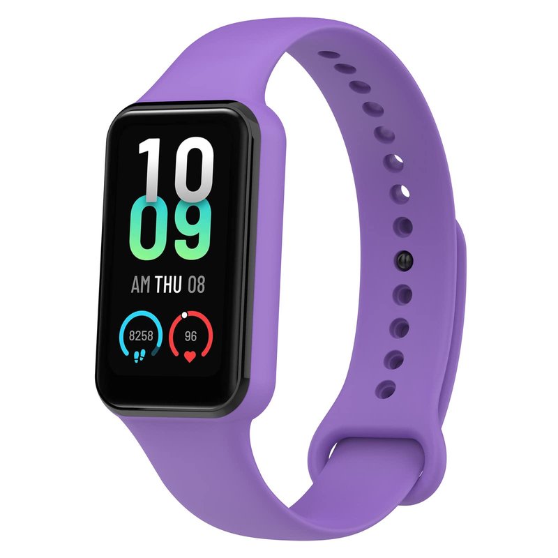 (10 Pack) NTidea Compatible with Amazfit Band 7 Replacement Bands,Soft Silicone Wristbands, Color Sport Adjustable Wrist Strap for Women Men