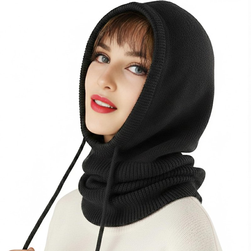 Facecozy Beanie Hat (US, Alpha, One Size, Soft Black)