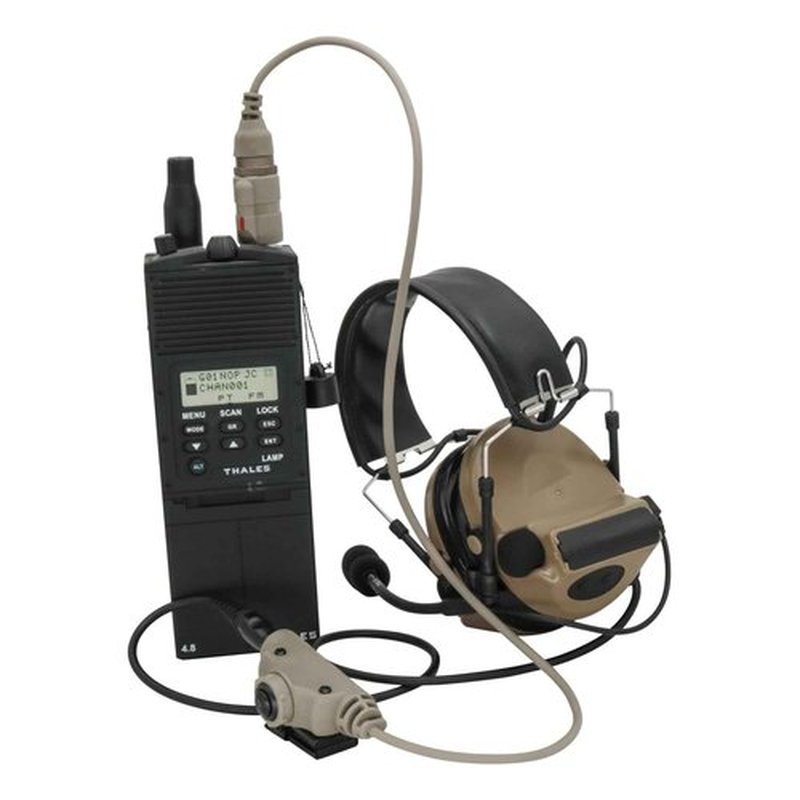 HEARFALCOM Tactical Military Accessories 6-Pin V2 U94 PTT Adapter for an/PRC 148 152 Walkie Talkie Compatible COMTAC SORDIN Tactical Headset (DE)