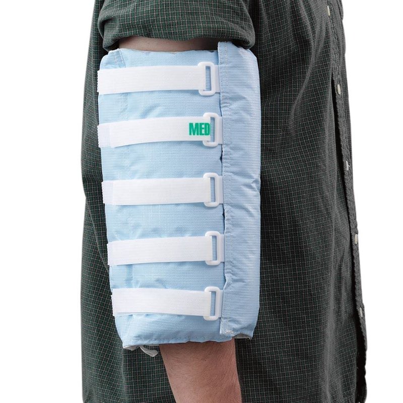 Posey 8168M Freedom Adjustable Elbow/Knee Splint, Medium – Adjustable Orthopedic Support for Patient Safety, V Site Protection, Line Security, Immobilization, & Contracture Prevention