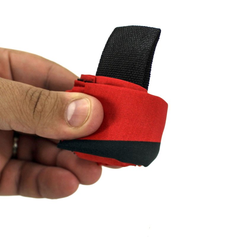 Social Airsoft Dead Rag, I'm Hit Red Kill Rag w/Hook & Loop Fastener and Reflective Strips