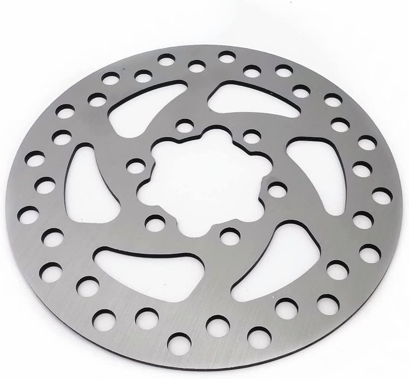 120mm Colorful 6 Holes Brake Disc for NIU KQi3/KQi3 MAX/PRO KQi3 Sport Electric Scooter kqi3 Replace Accessories (120mm silvery)