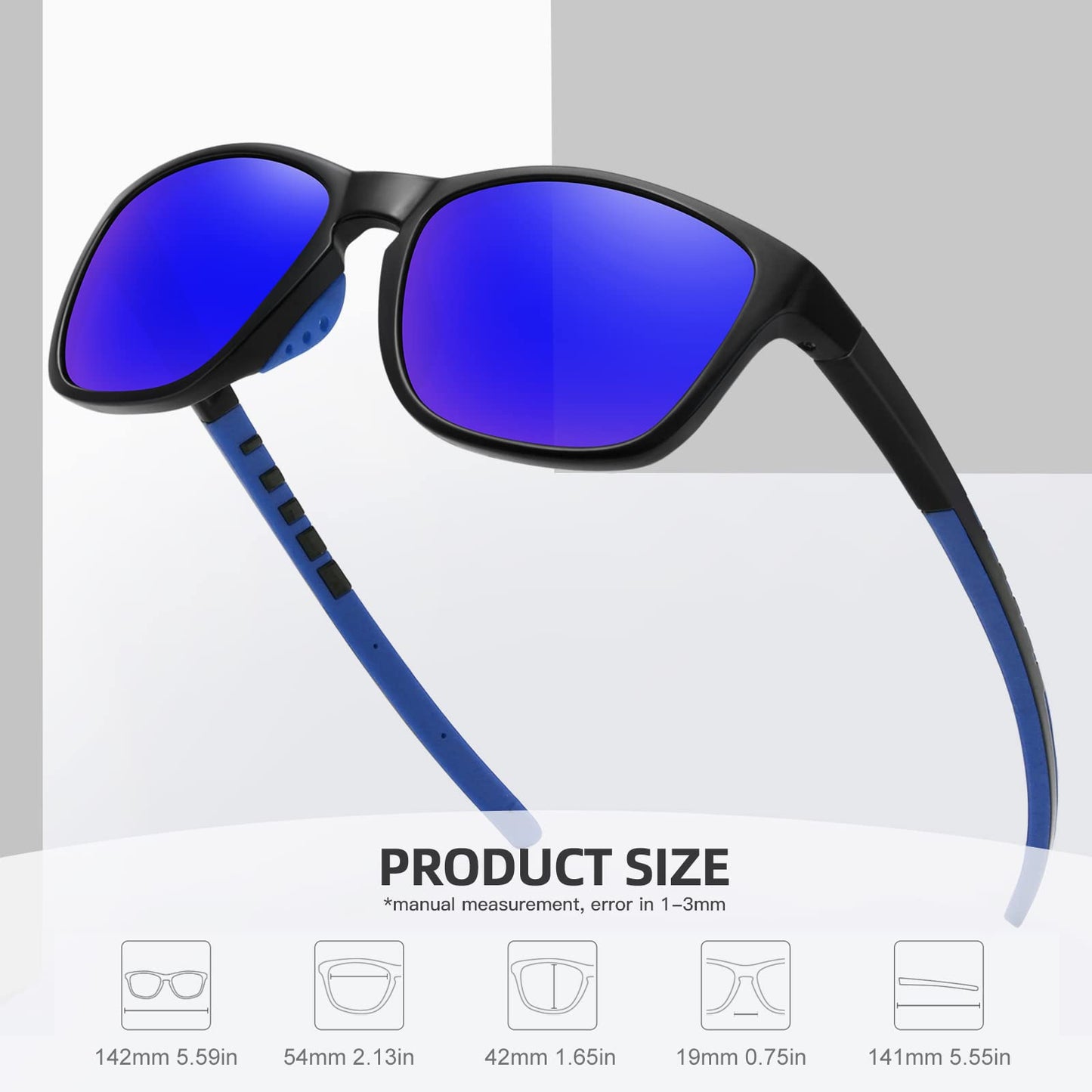 MEETSUN Polarized Sports Sunglasses for Women Men Driving Running Cycling Fishing Sun Glasses UV400 Protection Tortoise Frame-Gradient Brown Lens