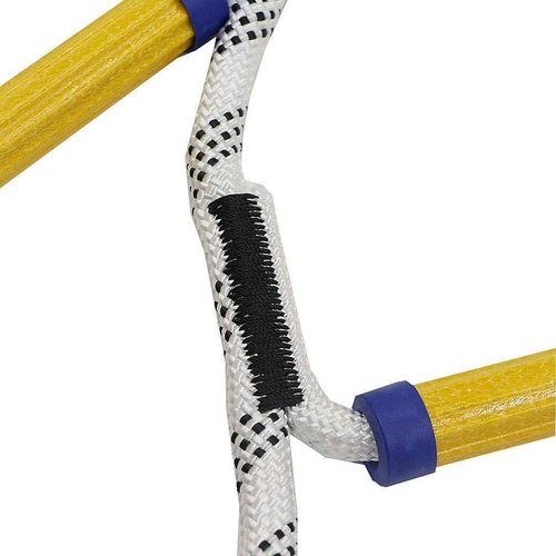 Aoneky 5.9 ft Nylon Climbing Cargo Net - Climbing Rope Ladder for Kids - Fun Outdoor Toy for Boys Ages 6 Years Old and Up