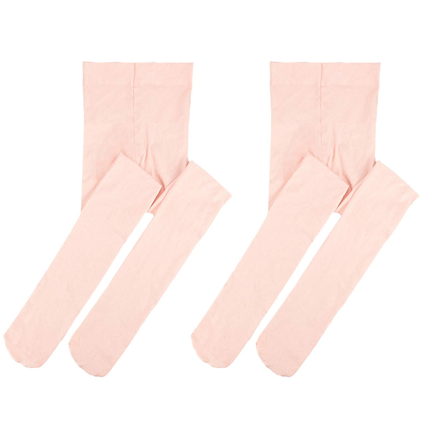 Stelle Girls Ballet Dance Tights Footed Toddler Kid,2Ballet Pink,4-6Years