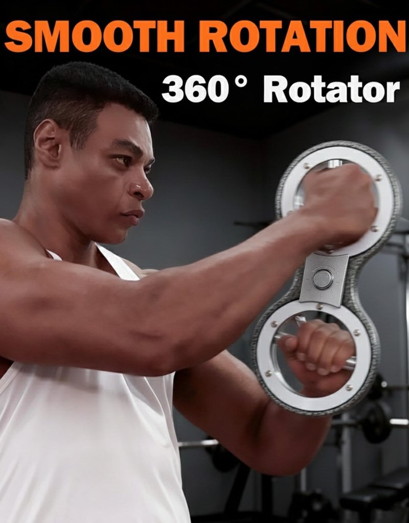 Fitarc 12 Pounds Rotator Burn Machine,Spinning Burn Rotator,Grip Strength Trainer,Arm Workout Equipment,Multifunctional Hand and Forearm Trainer,Arm and Shoulder Strength Training for Home and Gym
