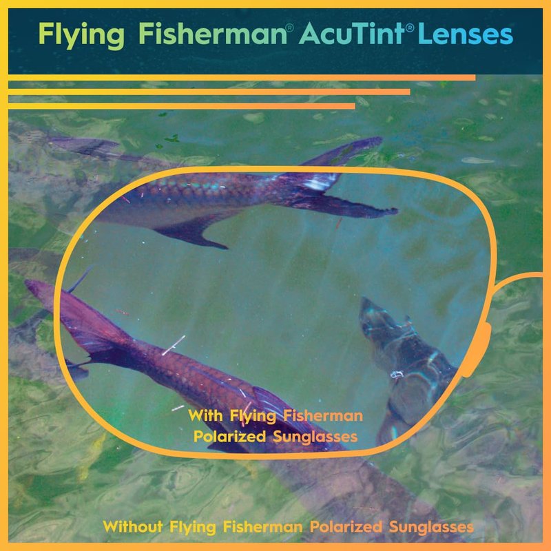 Flying Fisherman Carico Polarized Sunglasses for Men, Women, Fishing, Boating, Outdoor Sports, 100% UV Protection