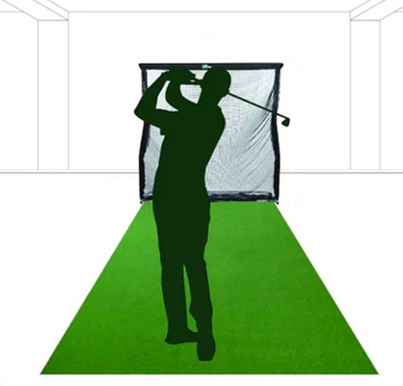 10ft x 10ft Sports Netting in/Outdoor Strong Durable Weatherproof Frequent Use Golf Hitting Practice Net Around Finished Seam Strong 150 LB Tested Nylon Mesh Net 1-Inch Mesh Holes
