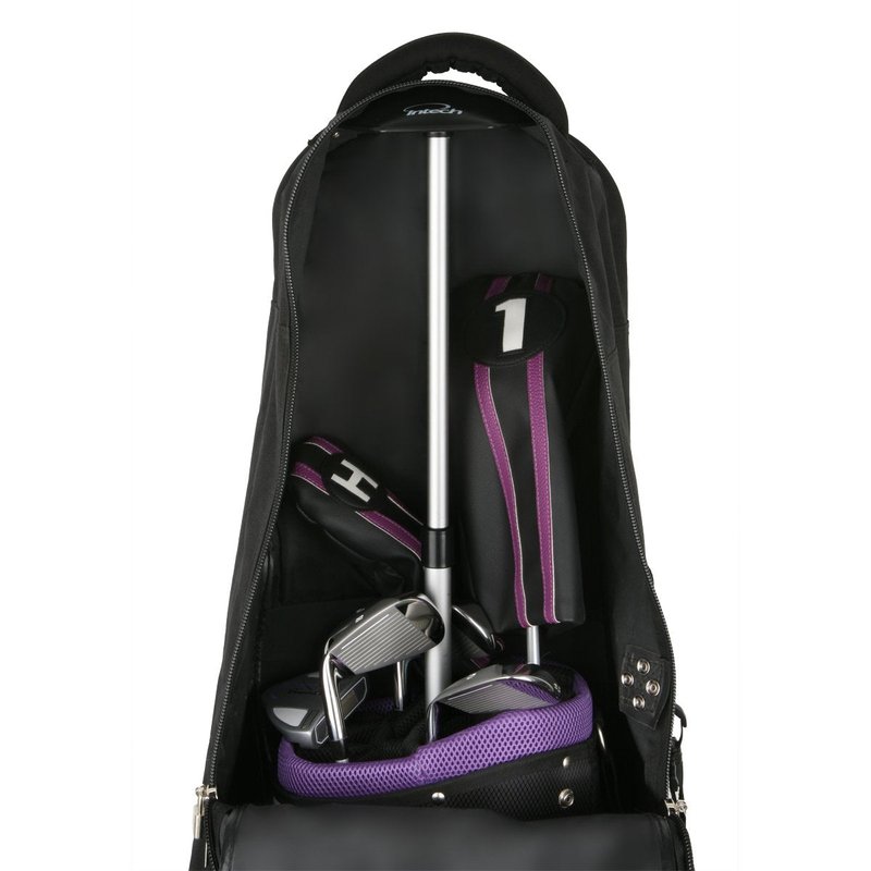 Intech Crossbar Golf Travel Bag Support Rod | Sturdy Aluminum Pole, Thick Anti-Impact Cover, Golf Club Protector for Airline Travel