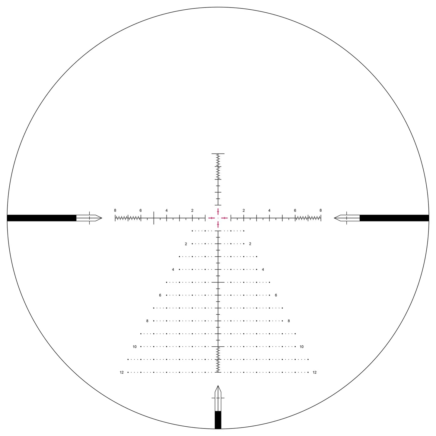 Arken Optics EP5 5-25X56 Rifle Scope FFP VPR MIL Reticle with Zero Stop 34mm Tube