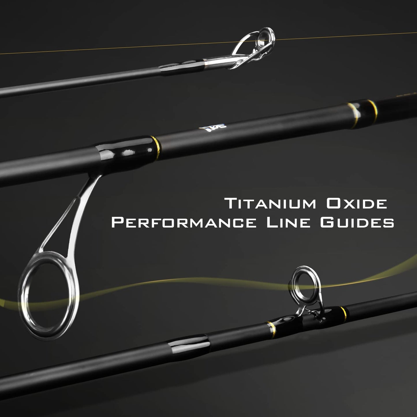 KastKing Valiant Eagle Passage Spinning Rods,7'6"-MH-4pcs