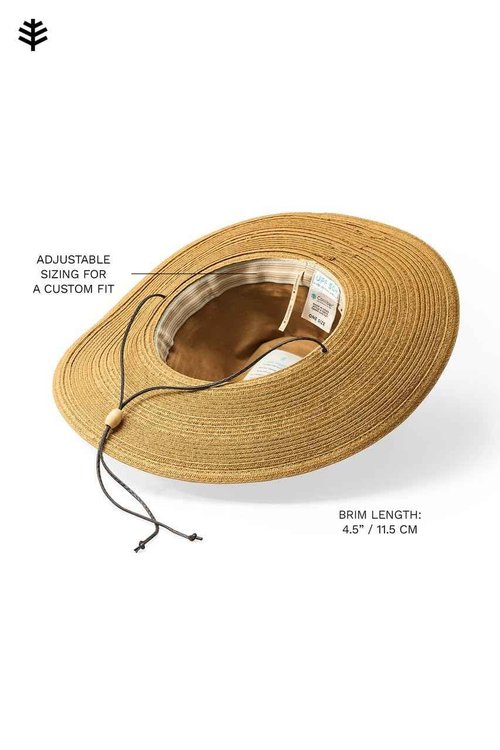 Women's Sun Hat with Chin Cord - UPF 50+ Sun Protection - Tempe in Tan