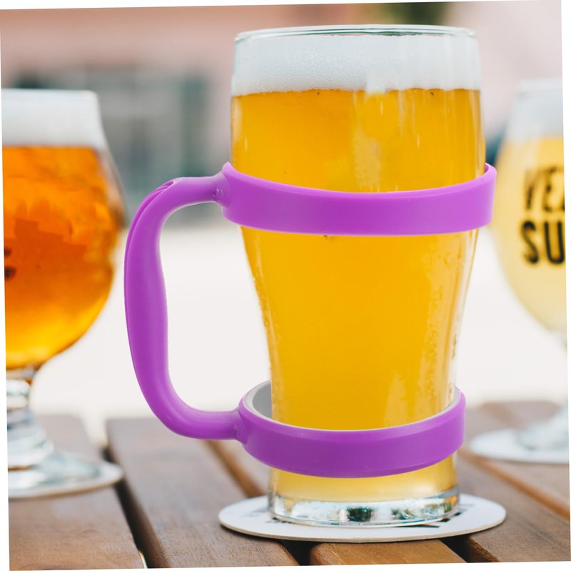LALAFINA 30Oz Tumbler Handle Adjustable Anti-Slip Travel Mug Handle Compatible with Beer Mug for Comfortable Grip and Secure Hold