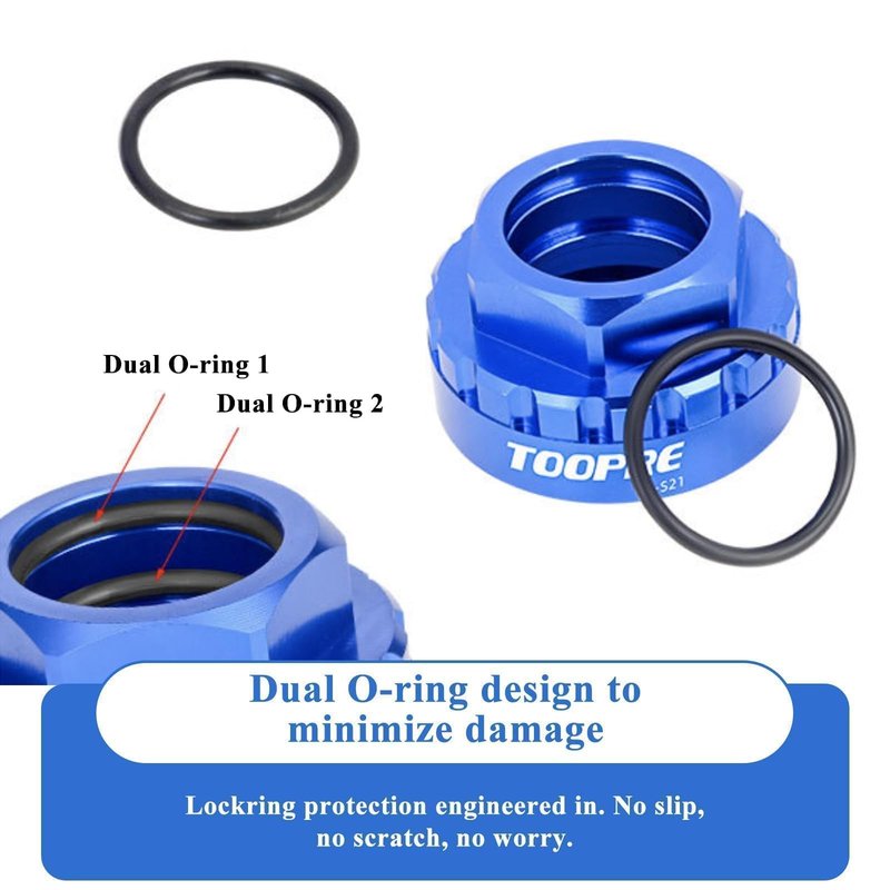 Slynxr Bike Crank Removal Tool Chainring Tool Direct Mount Chainring Bolt Tool Centerlock Removal Tool for Shimano M7100/M8100/M9100/M9120 12-Speed Bike Crankset Removal Tool