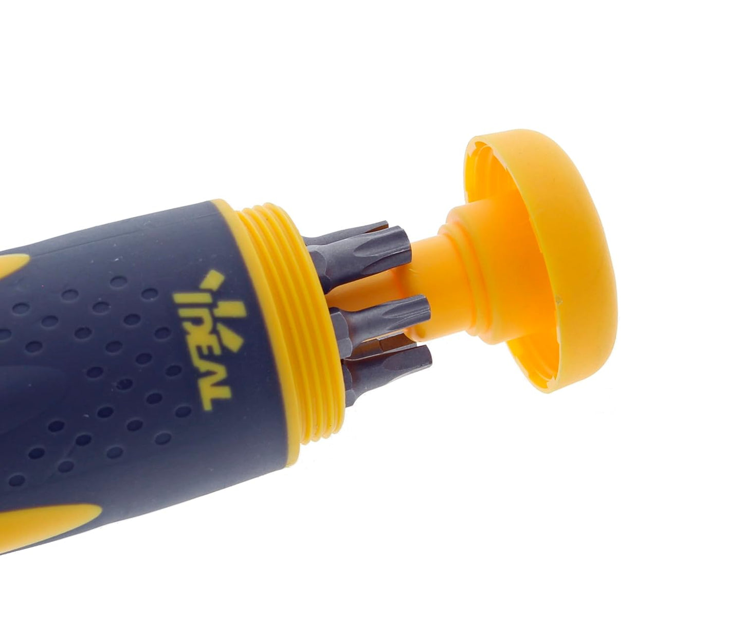 IDEAL 21-in-1 Ratcheting Multi-Bit Screwdriver - Twist-A-Nut Design for Versatile Use