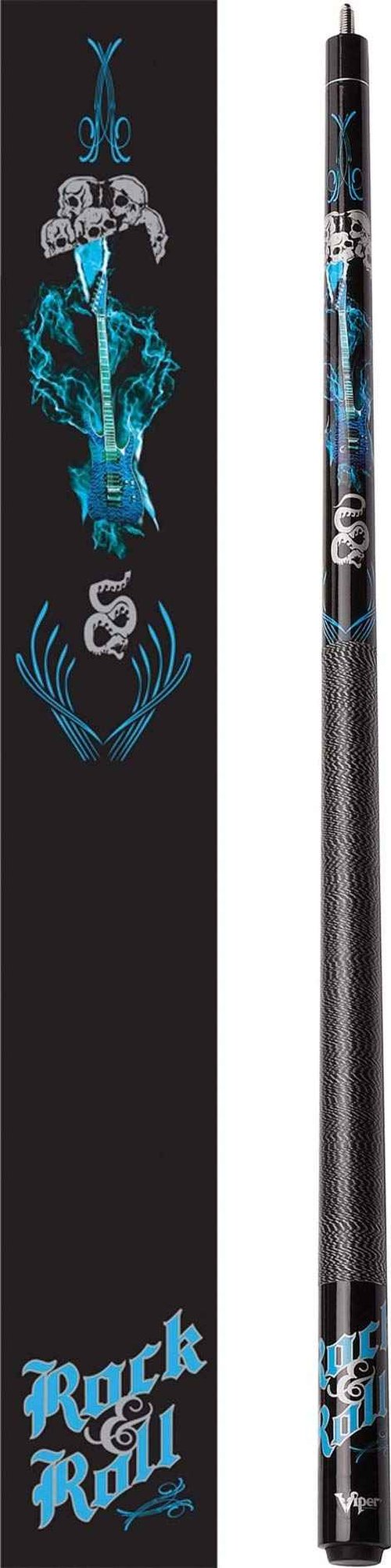 Viper by GLD Products Underground 58" 2-Piece Billiard/Pool Cue, Rock & Roll, 20 Ounce,Blue,50-0653-20