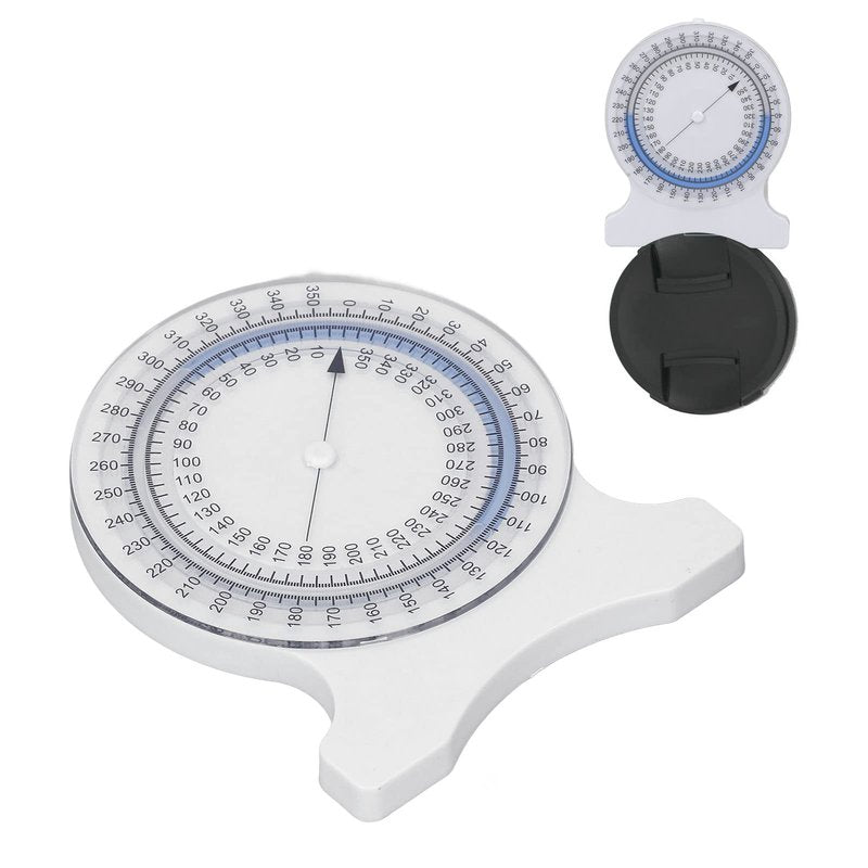 Inclinometer Gauge for Physical with Non Leak Bubble Accurate Measurements 0-360 Degrees Range of Motion Tool for Neck Shoulder Back Joint Mobility Assessment
