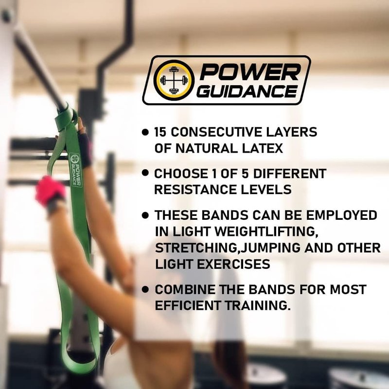 Pull Up Assist Bands - Heavy-Duty Stretch Resistance Bands for Powerlifting & Mobility | Ideal for Strength Training