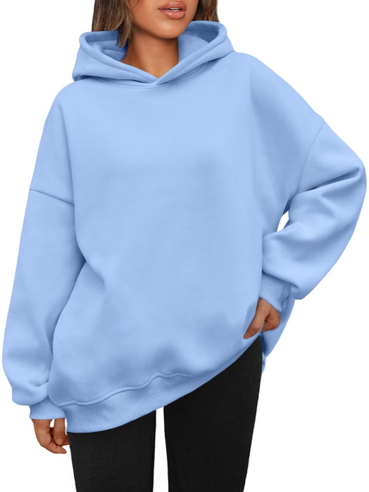 AUTOMET Womens Oversized Hoodies Fleece Sweatshirts Hooded Pullover 2024 Fashion Fall Clothes Trendy Outfits Winter Sweater_LightBlue_L