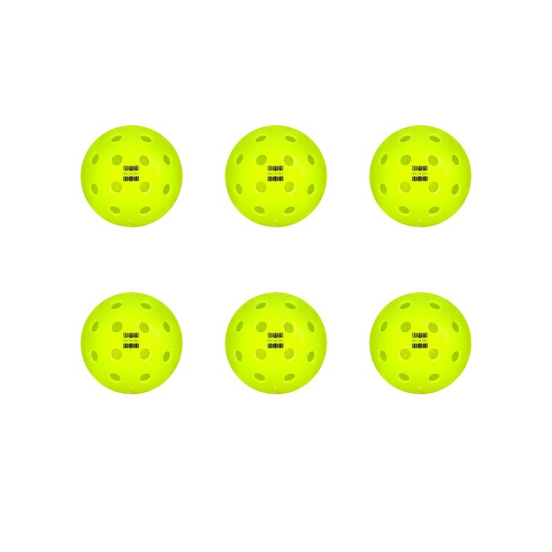 Shadow-Ball Glow in The Dark Outdoor-Pickleballs, Luminescent, 6 Pack Pickleballs, USAPA Standard