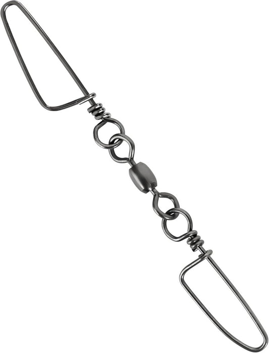 Bluewing Double Snap Swivels - High Strength Stainless Steel Fishing Tackle | 75lbs, 135lbs, 200lbs, 300lbs