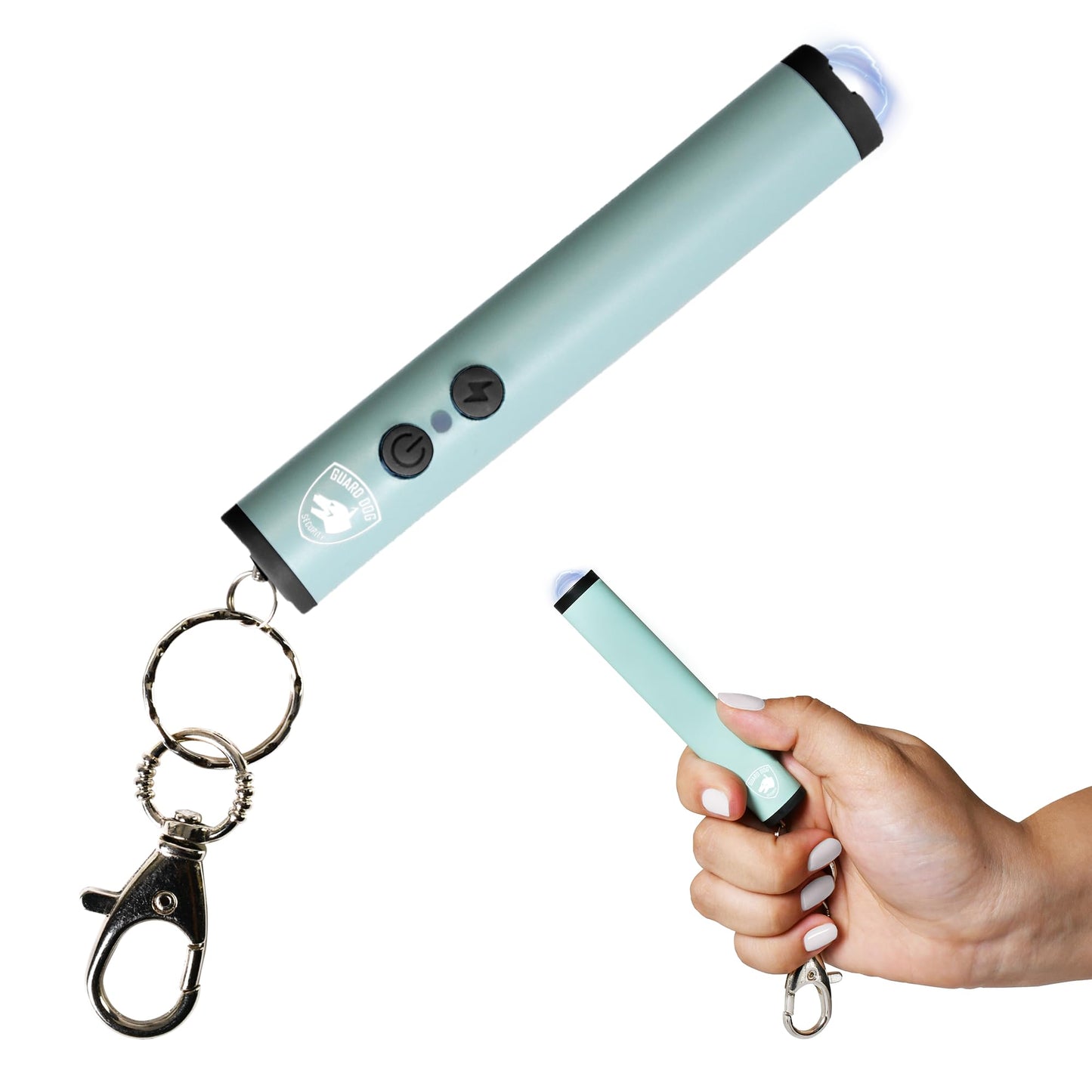 Mini Stun Gun for Self Defense, Smallest Stun Gun for Women, Keychain-Friendly, LED Flashlight, USB-C Rechargeable, Max Strength, Enlight Mini Stun Pen by Guard Dog Security