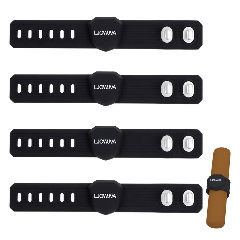LJOWJVA Holder for Golf Cart-Magnetic Holder Golf, Magnetic Adjustable, Fits 38 to 60 Ring Gauge, Suitable for Golf, Barbecue, Fishing, Travel and Outdoor Adventures. (XJJ-4-black)