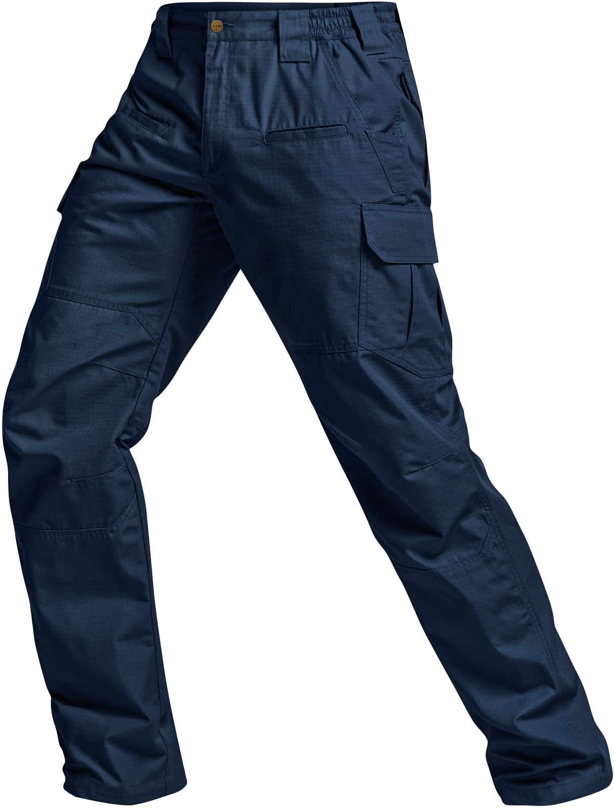 CQR Men's Tactical Pants, Water Resistant Ripstop Cargo Pants, Lightweight EDC Work Hiking Pants, Outdoor Apparel, Raider Midnight Blue, 32W x 32L