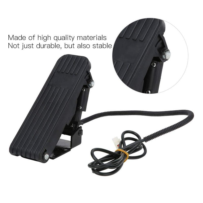 Keenso Controller Brush, 48V 1000W Brush Controller with Foot Pedal Kit for Electric Motorcycle, Tricycle, Scooter Maintenance Use