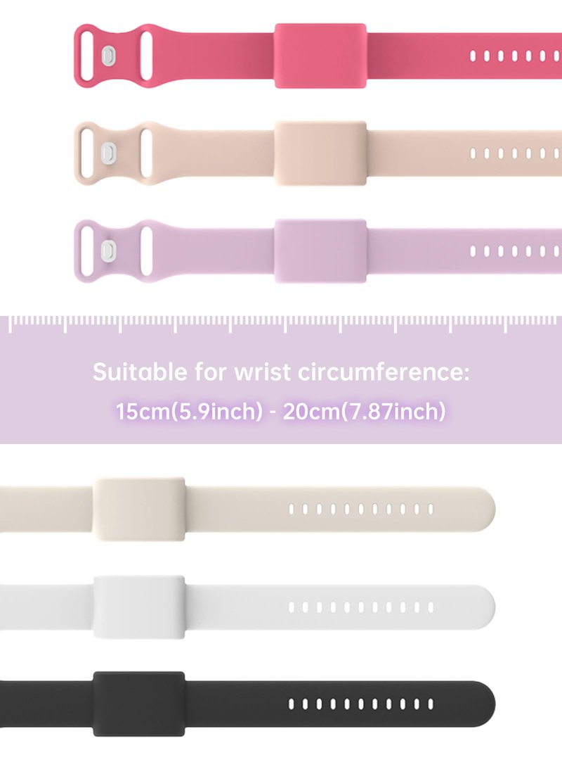 Yeahxing Silicone Band for WHOOP 5.0/4.0 - Sports Wristband Compatible with Whoop 4.0/5.0 Peak/One Straps - Soft-Touch, Waterproof and Sweatproof, for Wrist Size 4.9 Inch~8.9 Inch