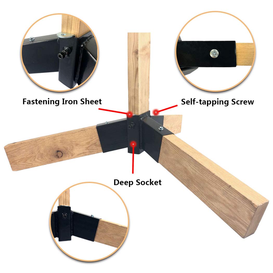 Highwild Target Stand Base Tripod Bracket for AR500 Steel Targets - 1 Pack