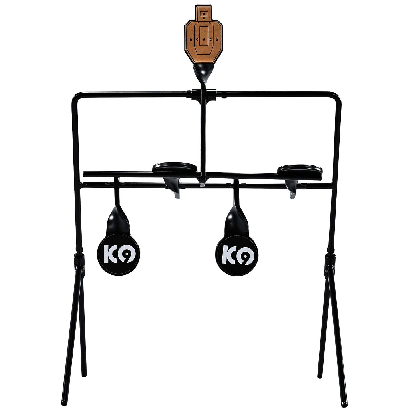 KNINE OUTDOORS K9 Sign Air Gun Pellet BB Gun Rimfire Resetting Target, Rated for .22 .177 Caliber