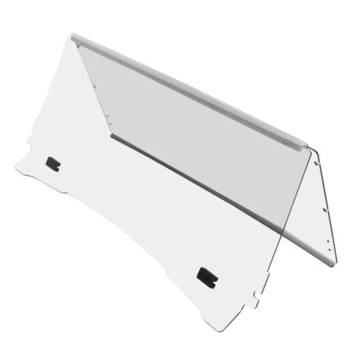 HECASA Clear Golf Cart Windshield Compatible with 1994-2014 EZGO TXT & Medalist Models Folding Down Windshield